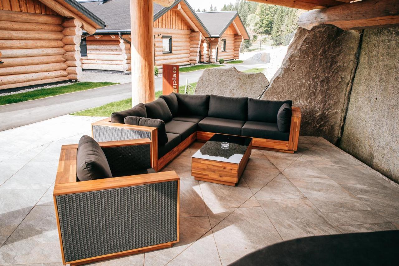 Blockhausen Luxus Chalets Oberschwarzenberg Exterior foto